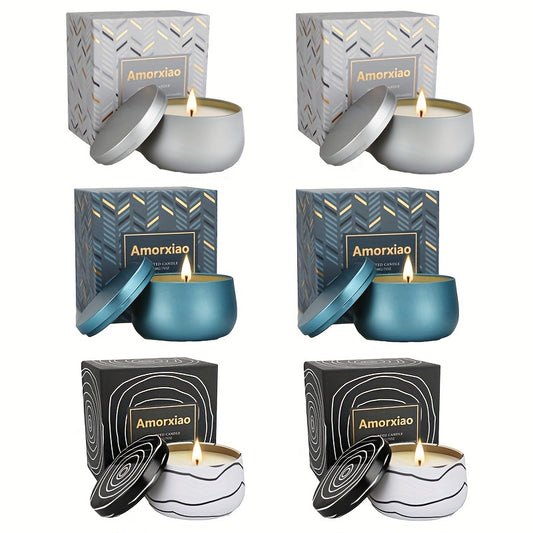 Paquete de 6 velas grandes perfumadas