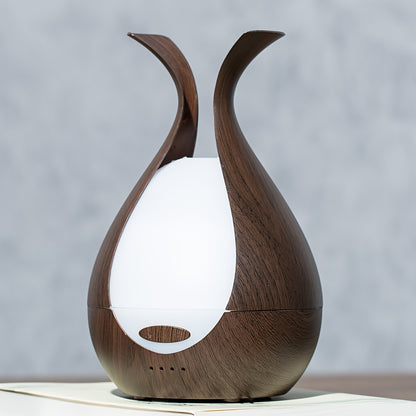 Difusor de aroma de aceites esenciales de 200 ml de capacidad con luces LED de 7 colores