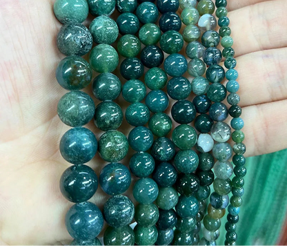 Piedra natural, ágata, cuentas para la fabricación de joyas