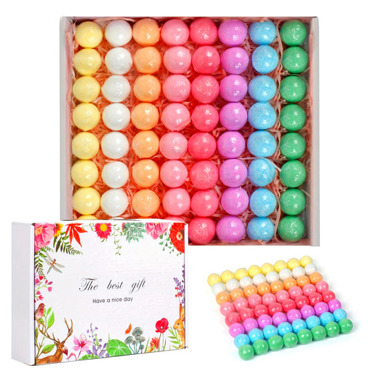 Bombas de baño ricas en aceites esenciales