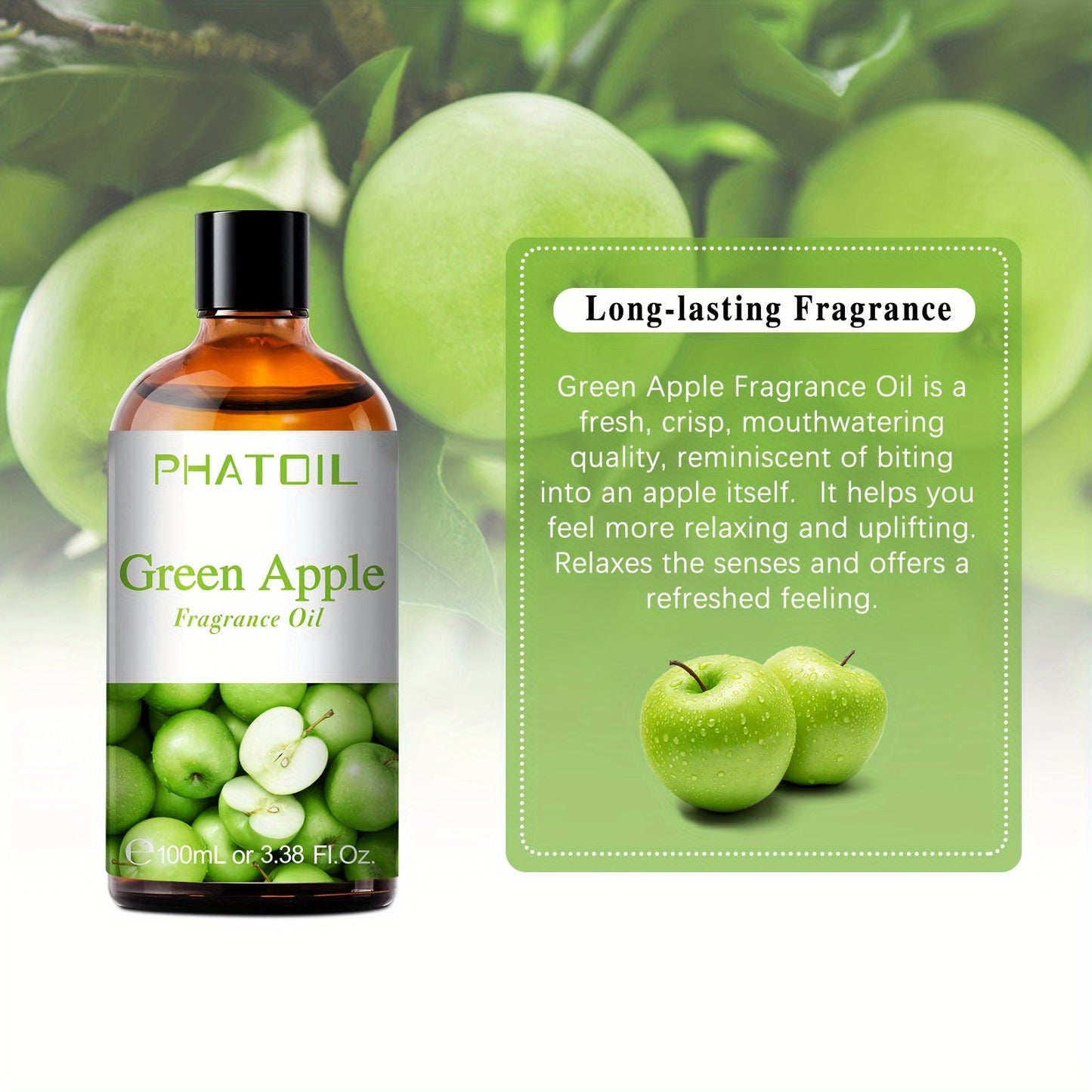 Aceite esencial de manzana verde