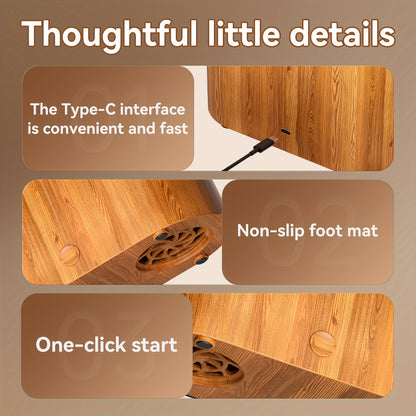 Humidificador y difusor con luz LED de llama simulada de 7 colores