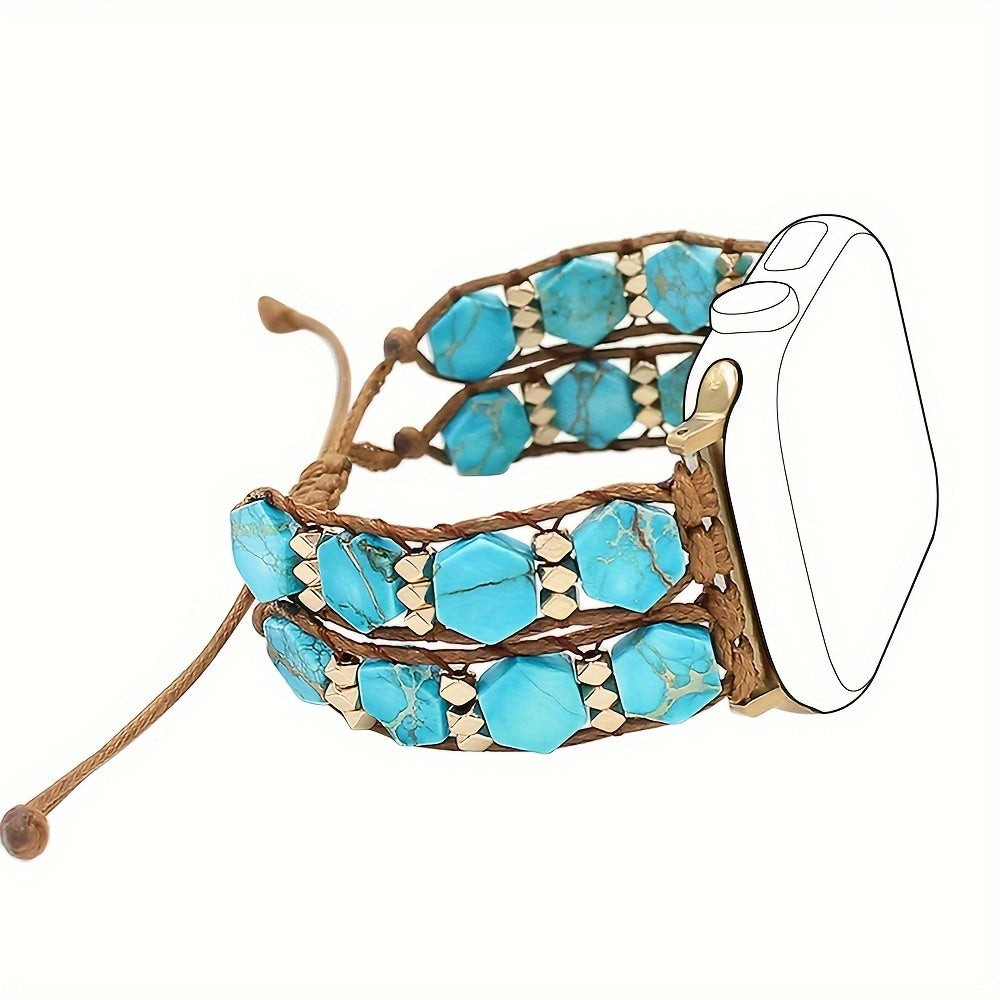 Boho Stone Watch Wristband Compatible with Apple Watch