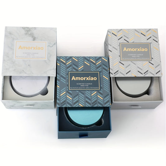 120 horas de velas de soja perfumadas para el hogar, paquete de 3 velas