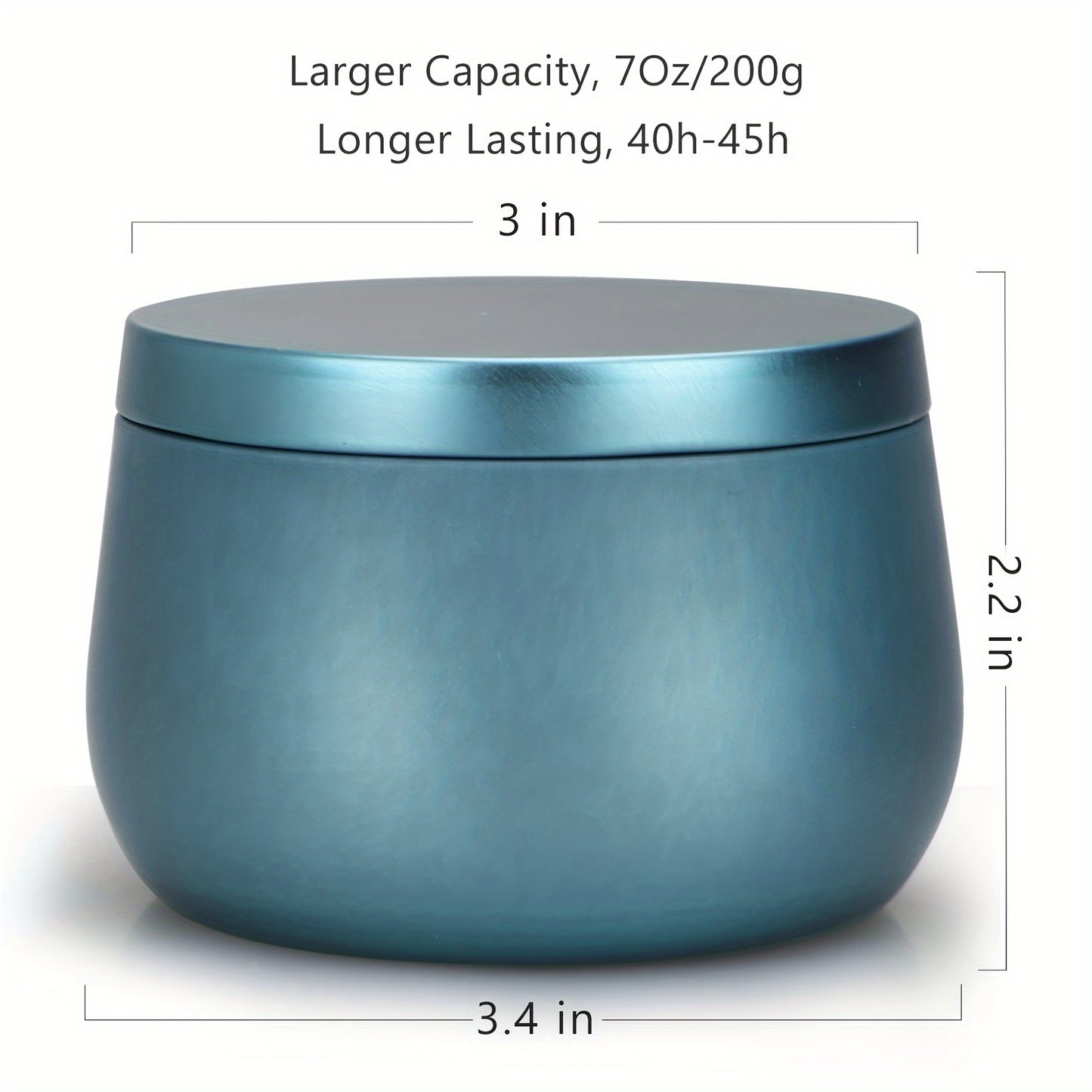 120 horas de velas de soja perfumadas para el hogar, paquete de 3 velas