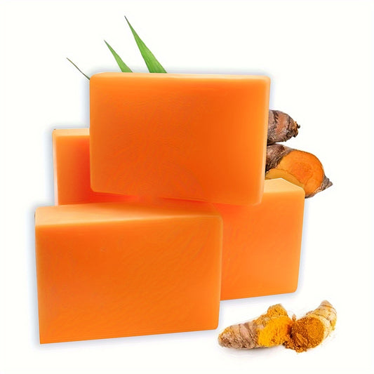 Jabón de cúrcuma hecho a mano Exfoliante para cara y cuerpo