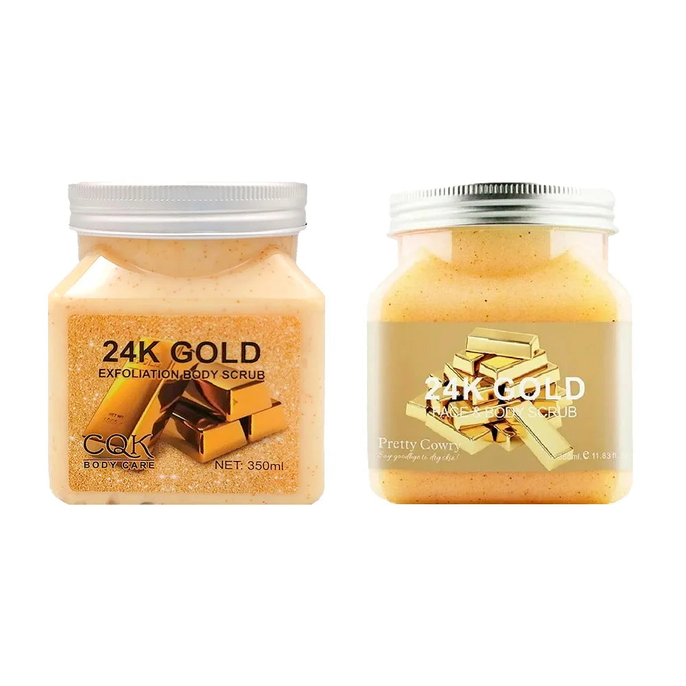 Exfoliante corporal con extracto de oro de 24k Fragancia afrutada