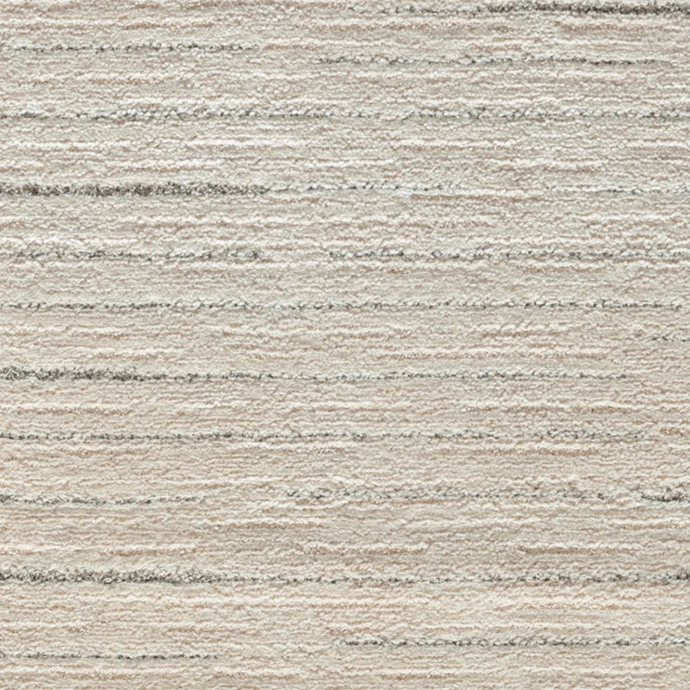 Modern Abstract Handmade Runner Rug Wool Polyester Cotton 