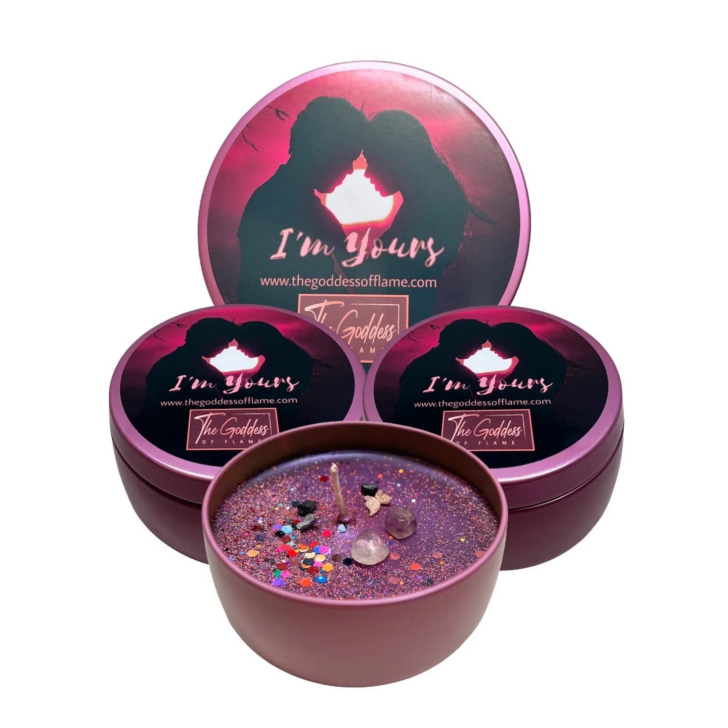 Soy tuyo, velas perfumadas