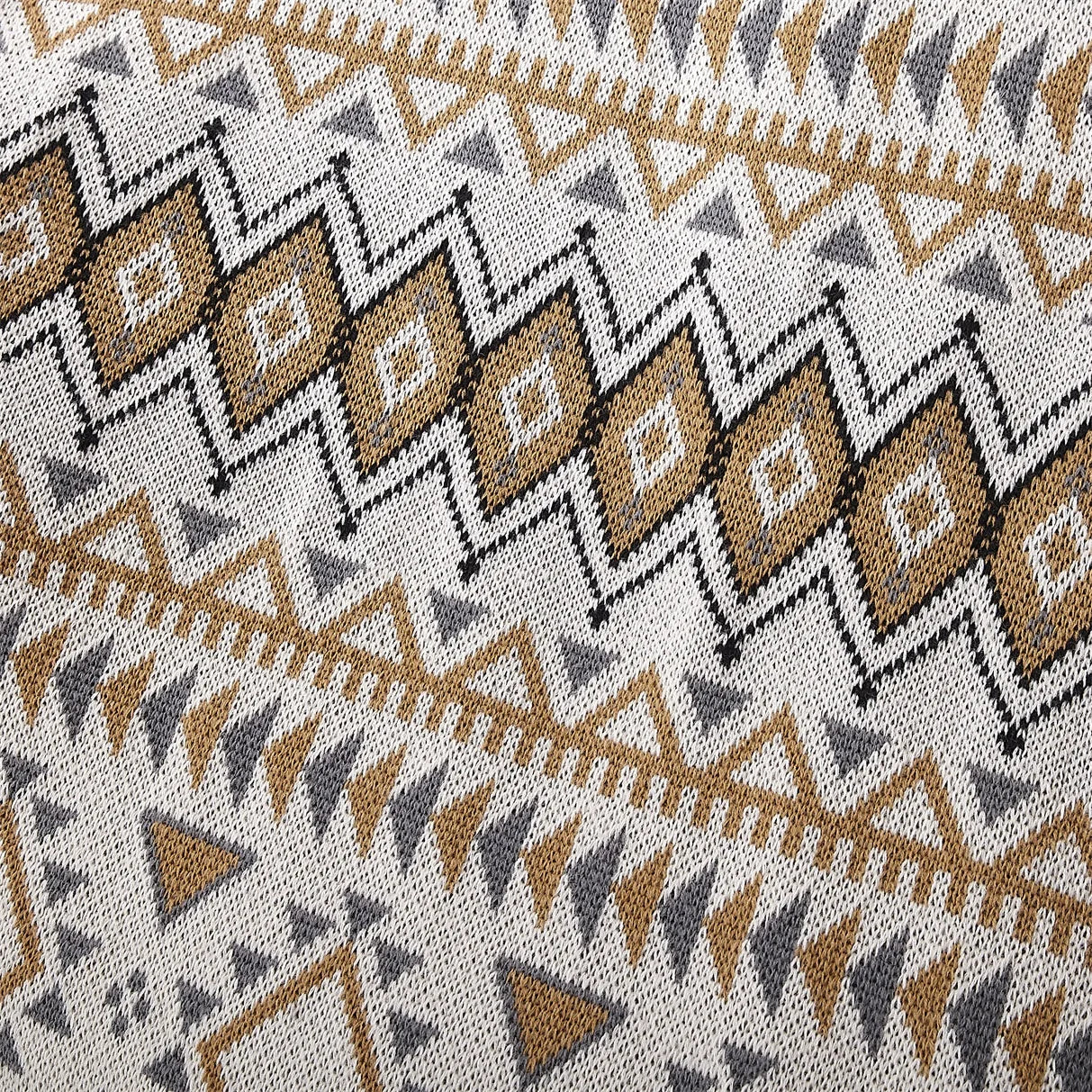 Soft acrylic knit blanket 