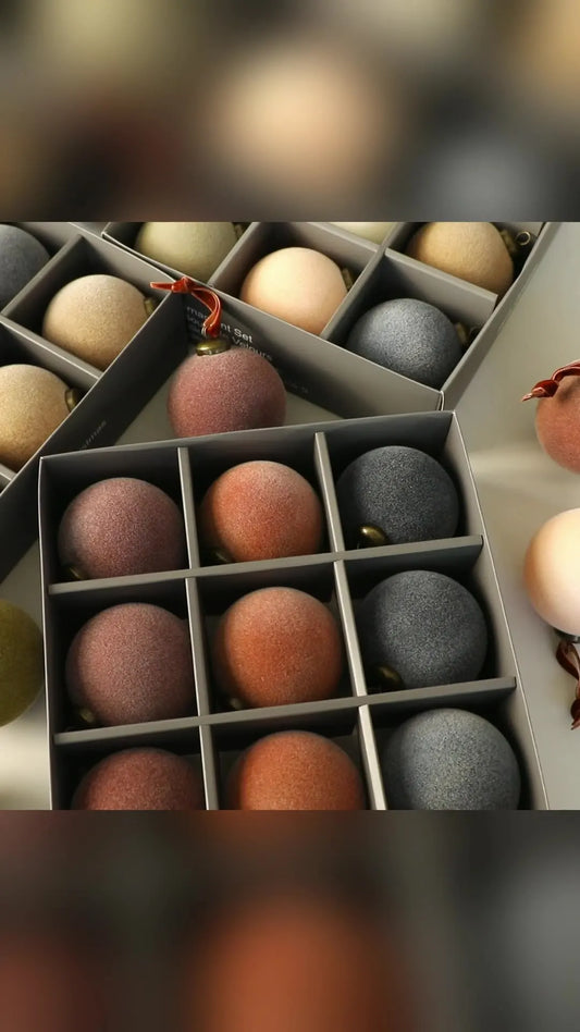 Bolas de Navidad de 8 cm 9 piezas