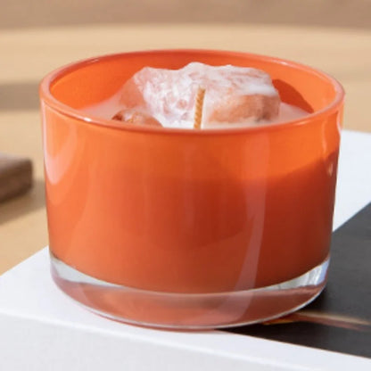 Velas perfumadas con cristales curativos