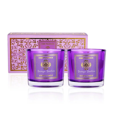 Velas perfumadas de cera de soja orgánica en mini tarro de vidrio de primera calidad