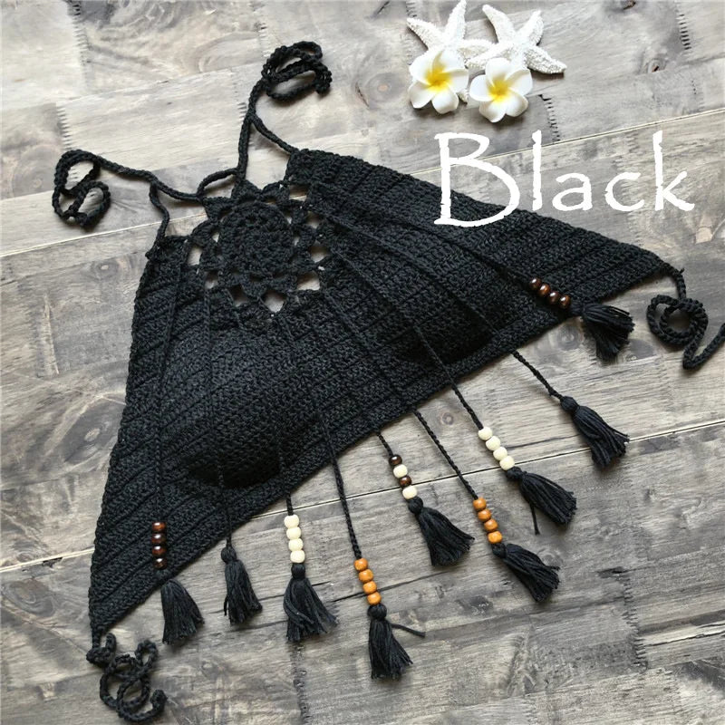 Chaleco Crochet 100% algodón hecho a mano