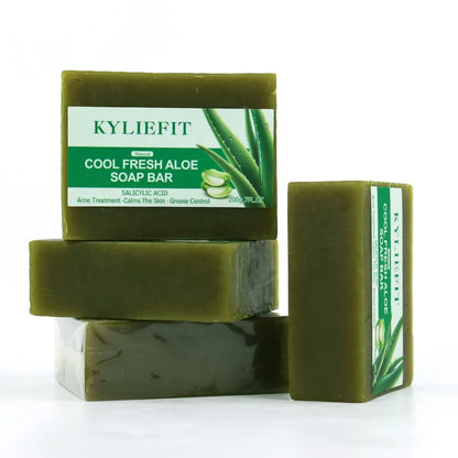 Jabón vegano de aloe vera natural de 200G, hecho a mano