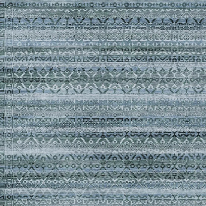 Alfombra boho 8’ X 10’ Tejido Plano Patrón de Pasillo Rectangular Lavable