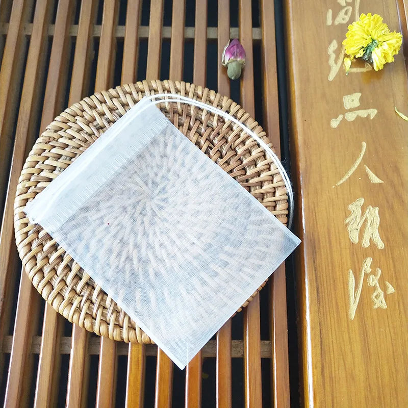 Bolsa de té de nailon de grado alimenticio, bolsas de té vacías