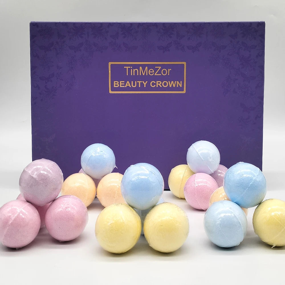 Bomba de baño hechas a mano de 28 piezas