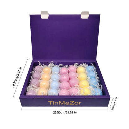 Bomba de baño hechas a mano de 28 piezas