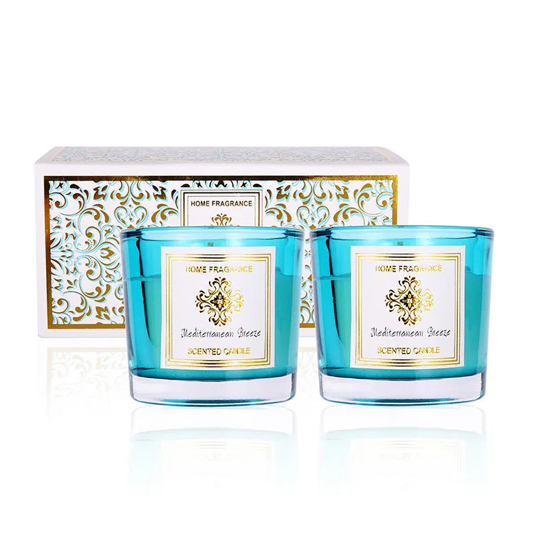 Velas perfumadas de cera de soja orgánica en mini tarro de vidrio de primera calidad