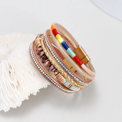 Pulseras con cuentas de piedra natural