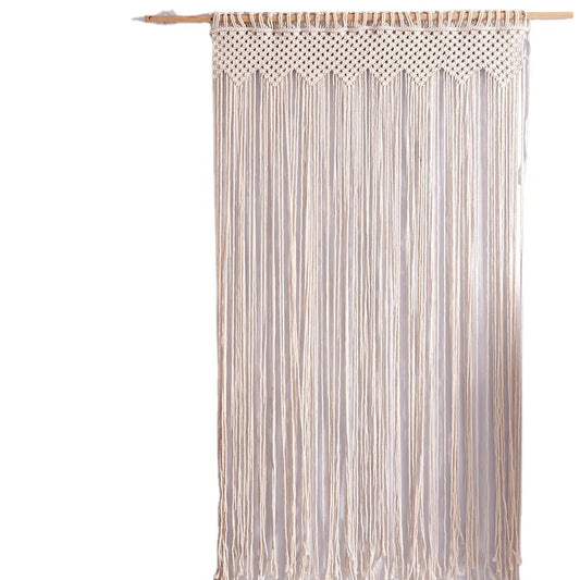 Handmade macrame curtain