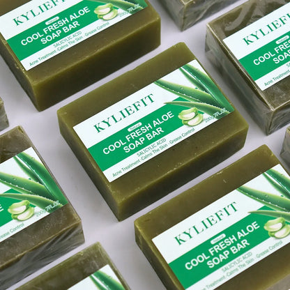 Jabón vegano de aloe vera natural de 200G, hecho a mano