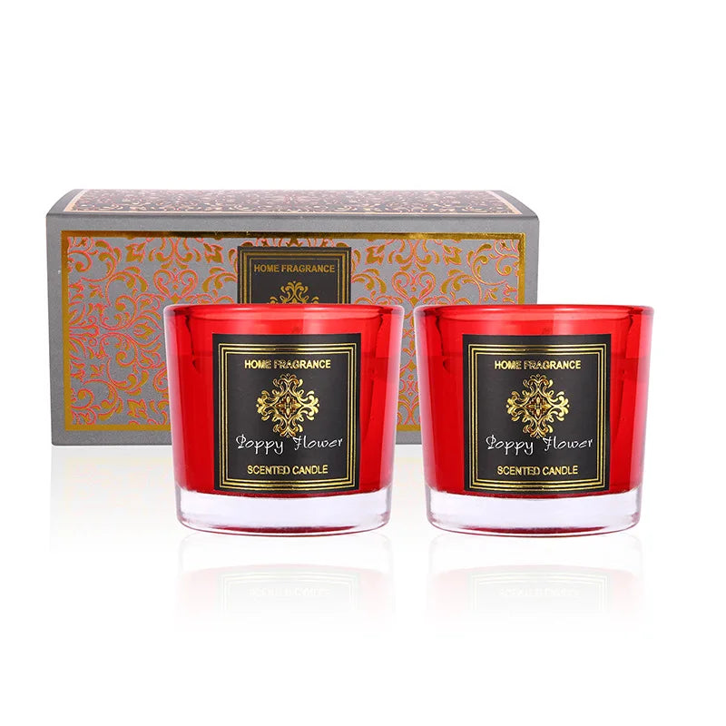 Velas perfumadas de cera de soja orgánica en mini tarro de vidrio de primera calidad