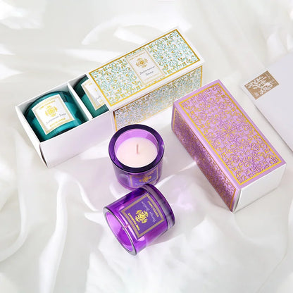 Velas perfumadas de cera de soja orgánica en mini tarro de vidrio de primera calidad