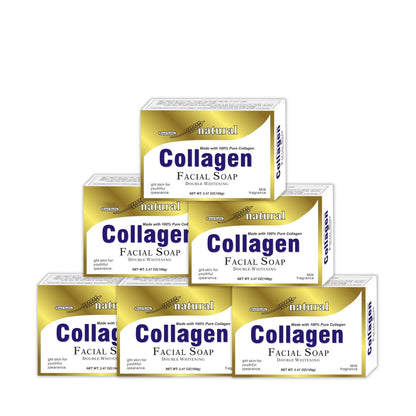 Jabón de baño corporal orgánico hecho a mano de colágeno