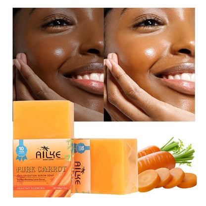 Jabón de Buena calidad Natural de Zanahorias, hecho a mano