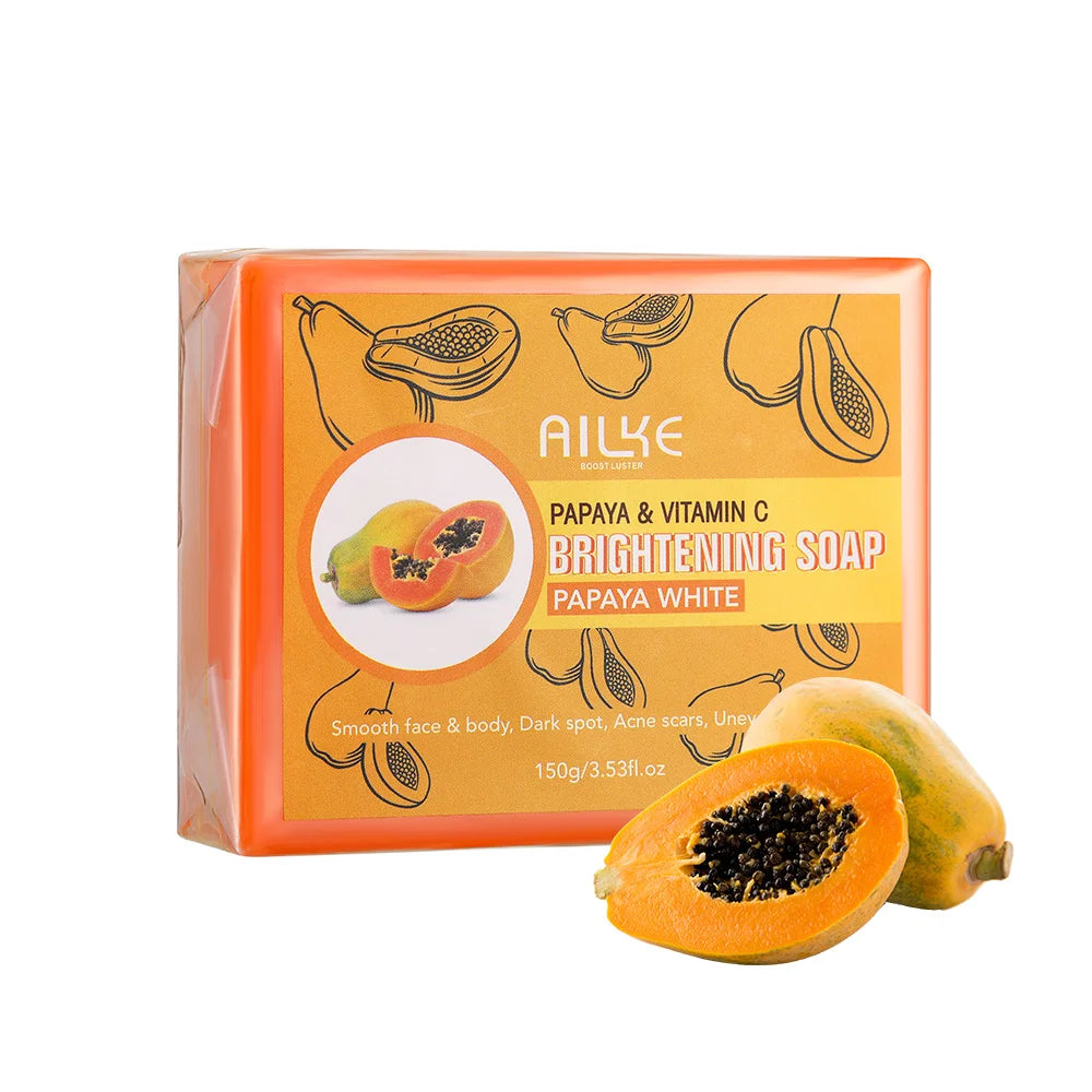 Jabón de baño natural para cara y cuerpo … leche de cabra, papaya, bamboo charcoal