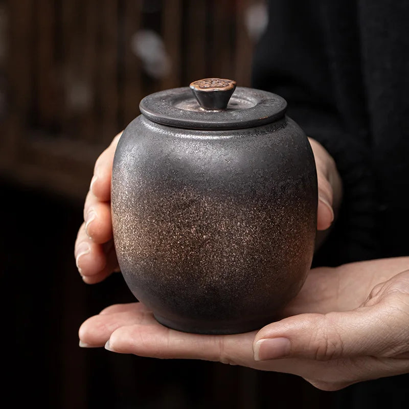 Olla de cerámica estilo japonés