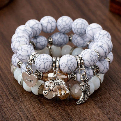 Pulsera étnica de Bohemia hecha a mano