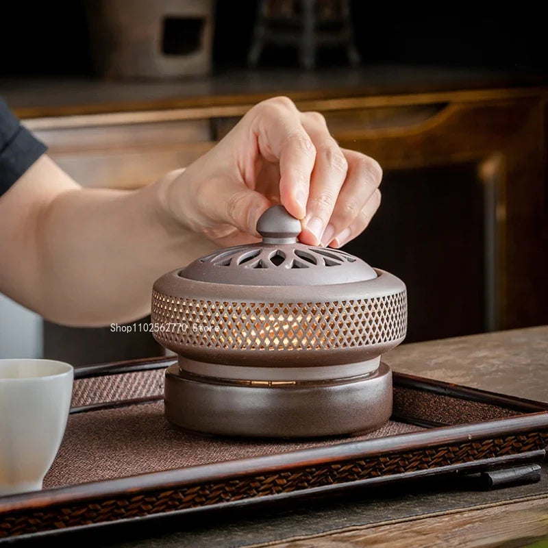 Quemador de incienso eléctrico de cerámica, Control de temperatura de sincronización