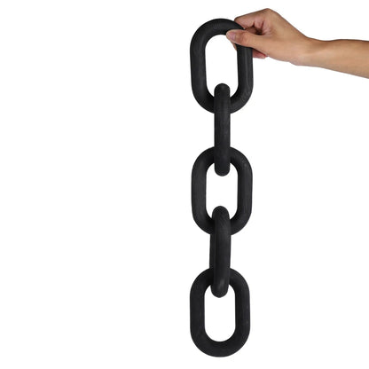 Cadena de Madera tallada a mano 5 eslabones