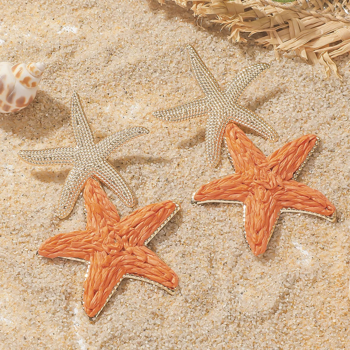 Pendientes colgantes de flores elegantes de Bohemia