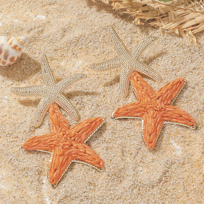 Pendientes colgantes de flores elegantes de Bohemia