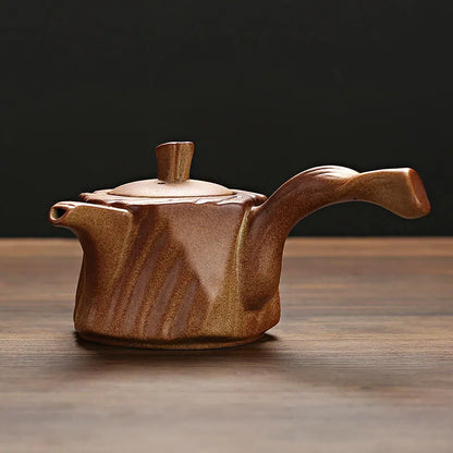 Olla de viga de elevación de cerámica gruesa estilo japonés y accesorios