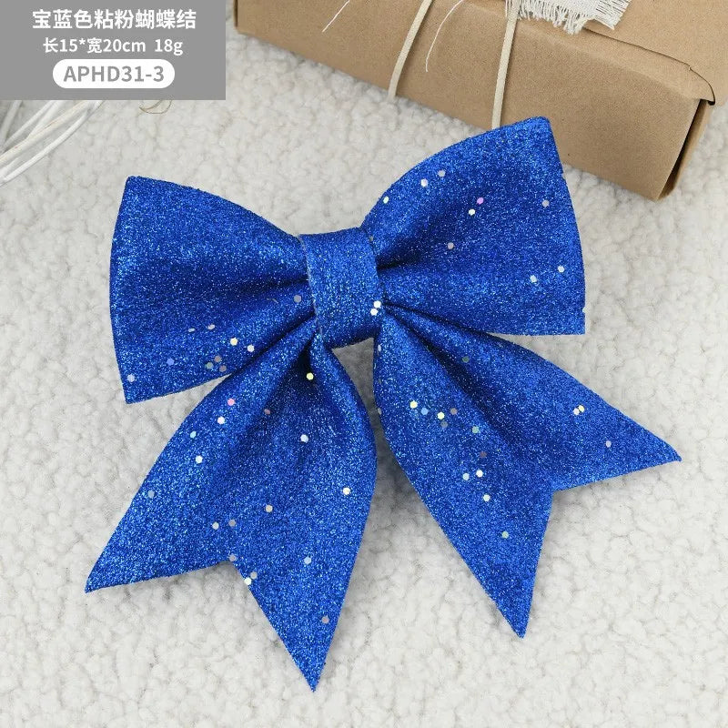 Lazo navideño en varios colore  para árbol de Navidad