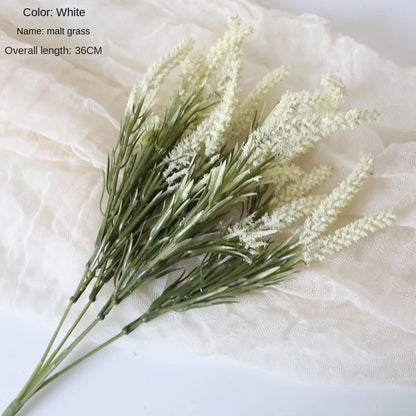 Flor artificial de 36 cm Malta Hierba flores artificiales