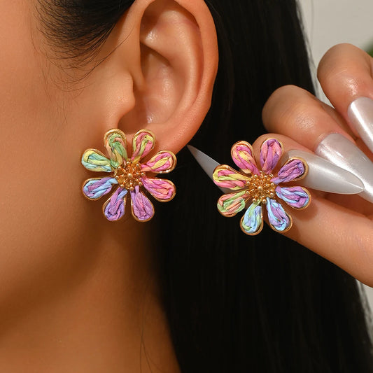 Handmade Flower Earrings 