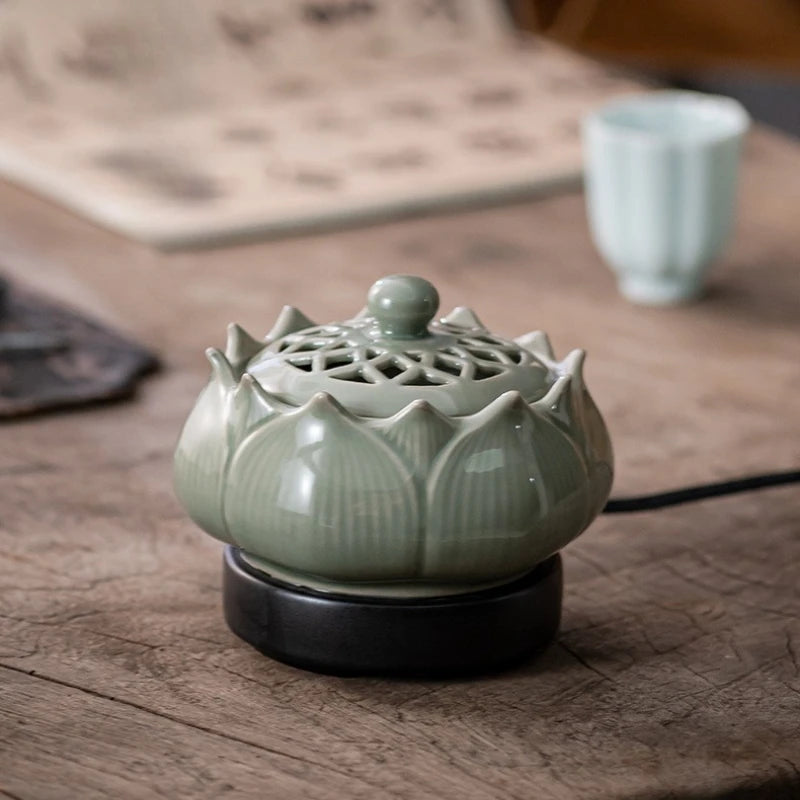 Quemador de incienso electrónico de cerámica