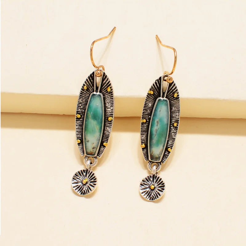 Retro Geometric Earrings
