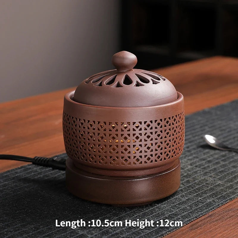 Quemador de incienso eléctrico de cerámica, Control de temperatura de sincronización