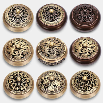 Quemador de incienso de cobre