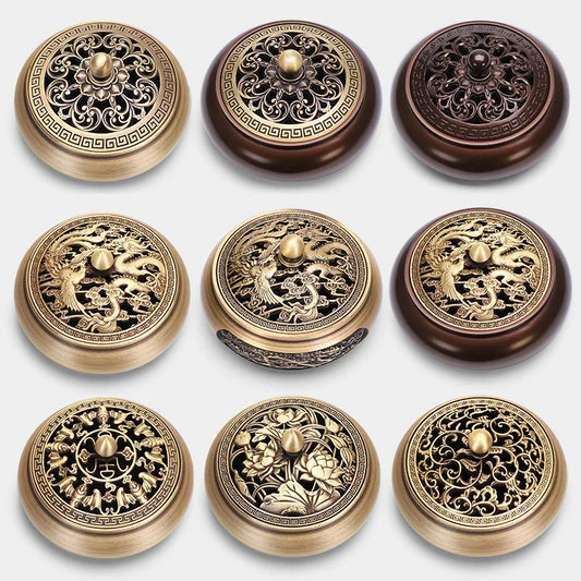 Quemador de incienso de cobre