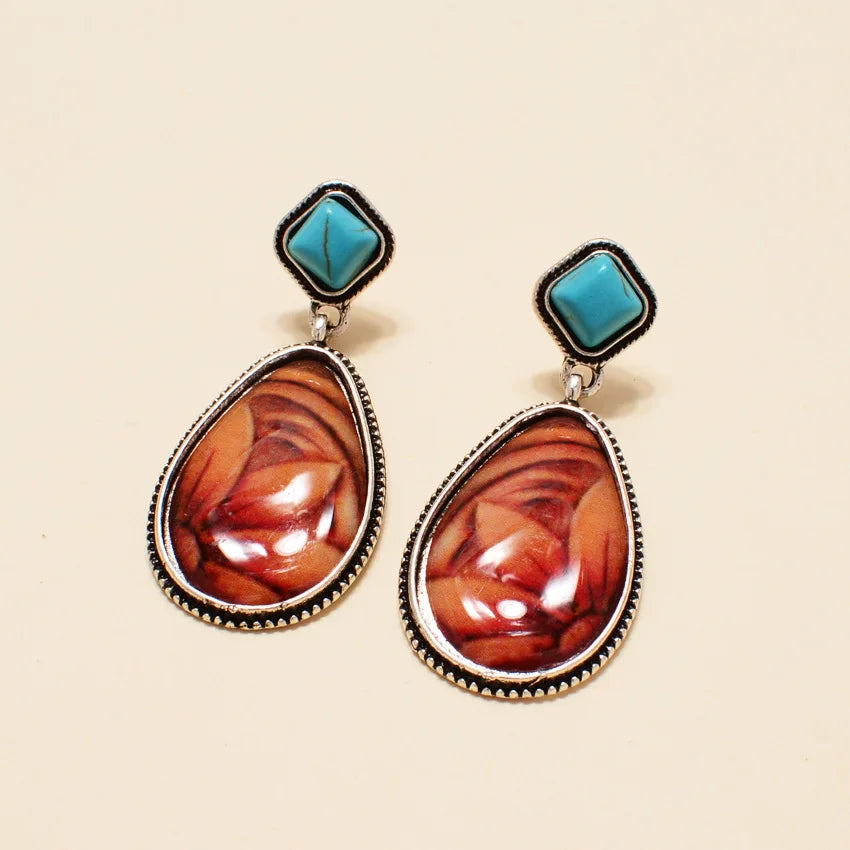 Retro Geometric Earrings