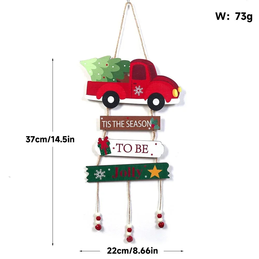Christmas tree wall hanging