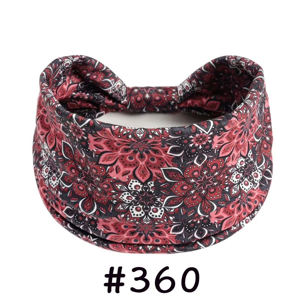 Diademas bohemias de algodón